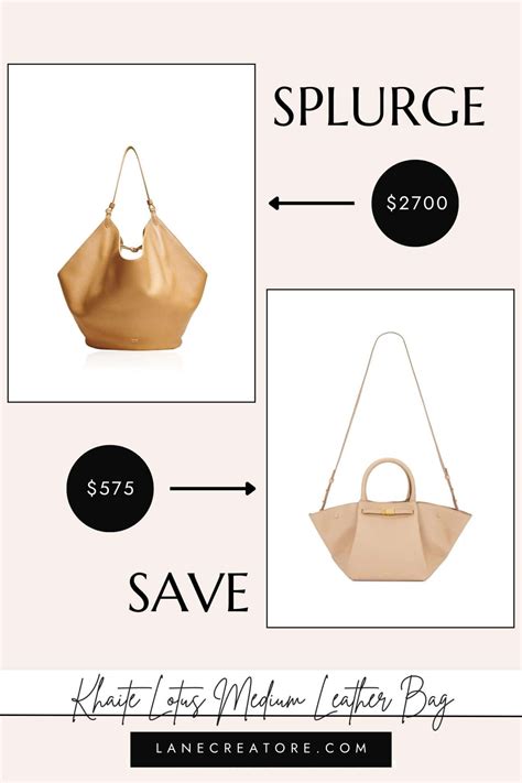 khaite lotus tote dupe